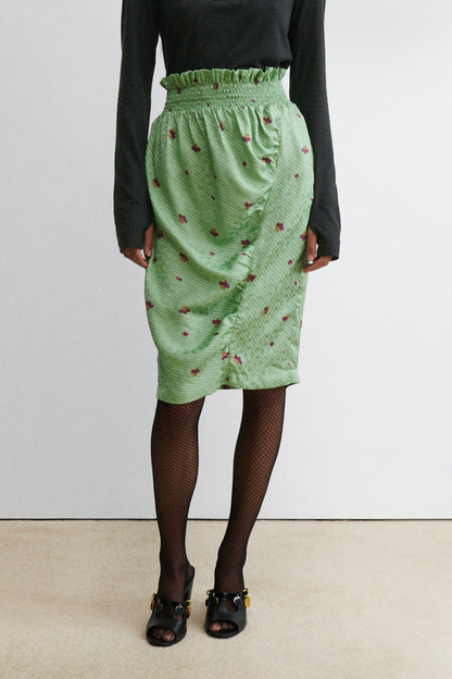 Solly Skirt Celedon - Rachel Comey