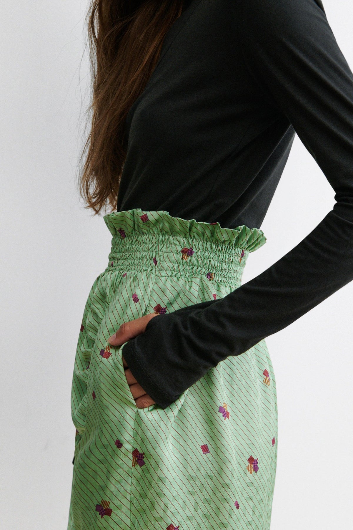 Solly Skirt Celedon - Rachel Comey