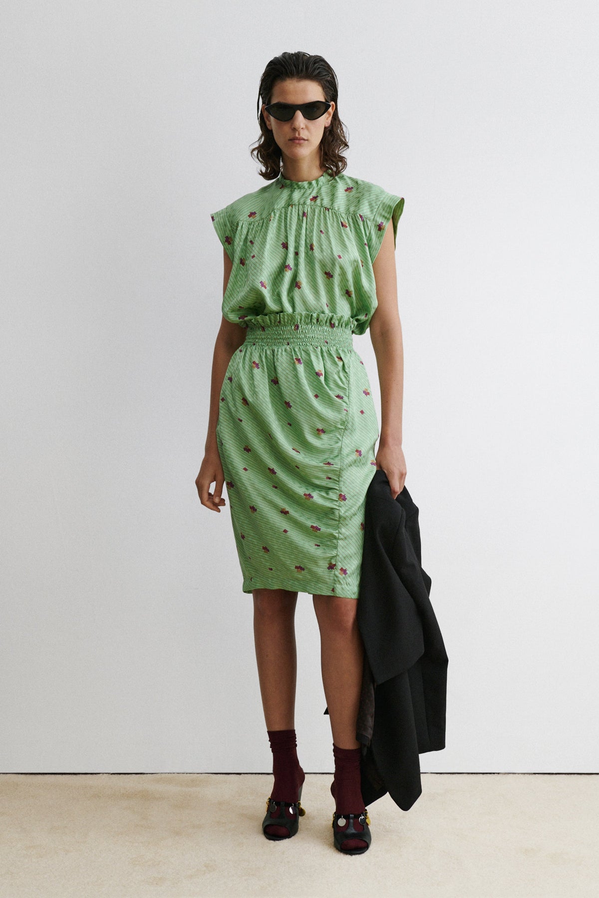 Solly Skirt Celedon - Rachel Comey