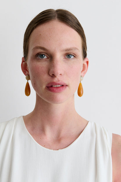 Pamploma Earrings Cream Multi - Rachel Comey