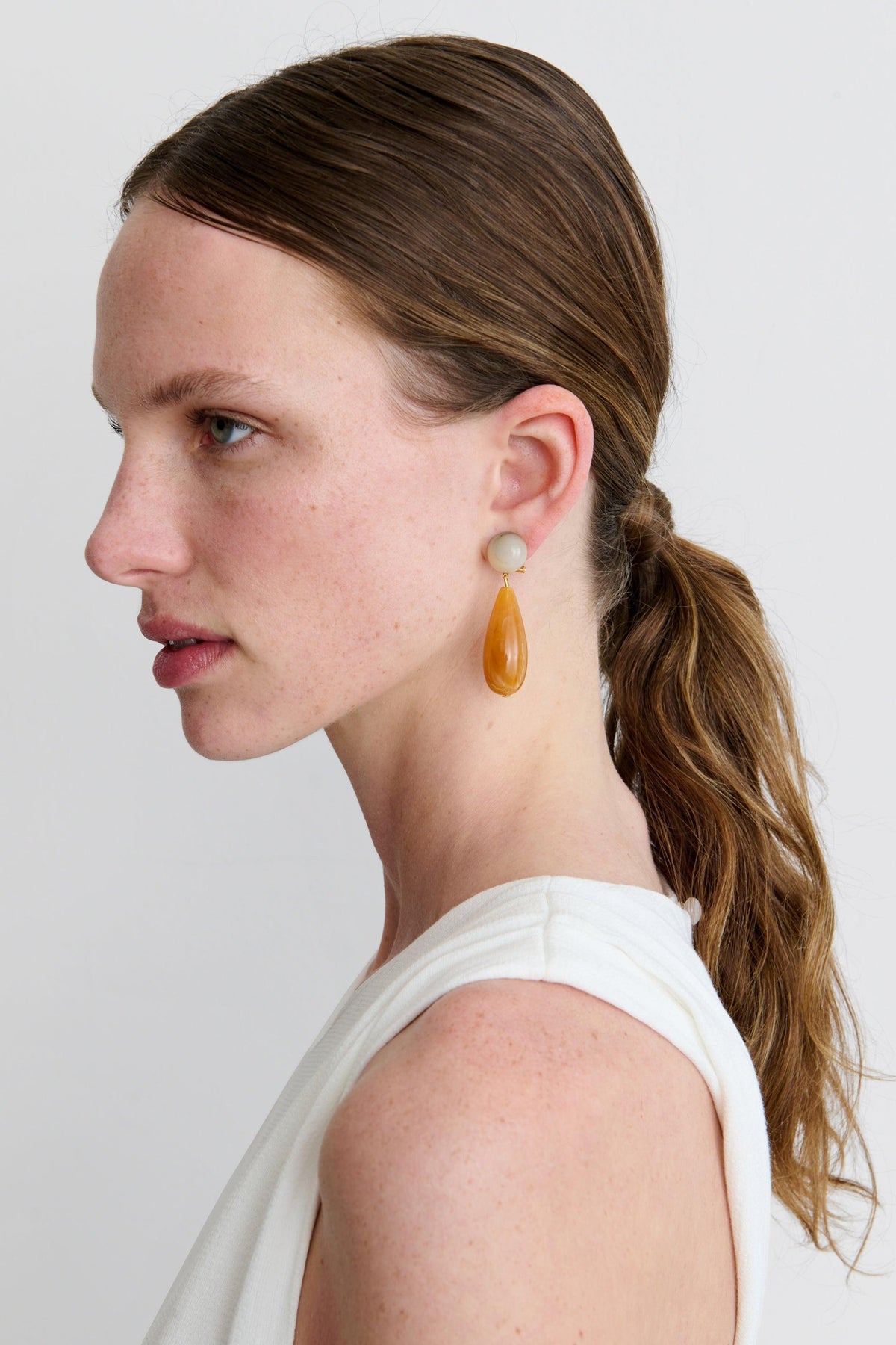 Pamploma Earrings Cream Multi - Rachel Comey