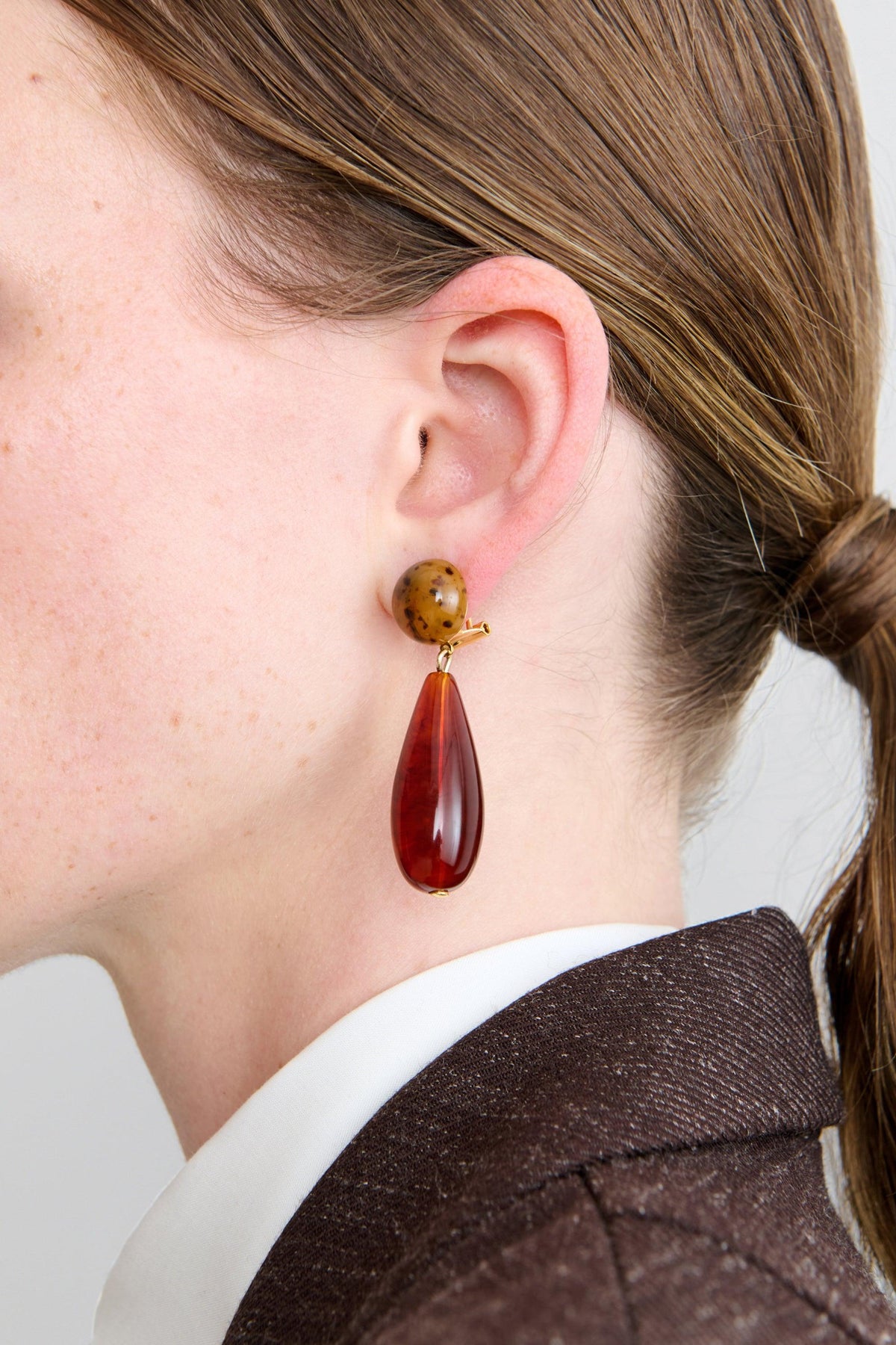 Pamploma Earrings Cream Multi - Rachel Comey