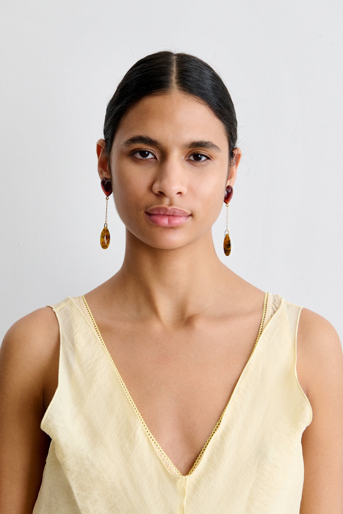 Dottie Earring Dark Tortoise Multi - Rachel Comey