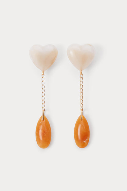 Dottie Earring Dark Tortoise Multi - Rachel Comey