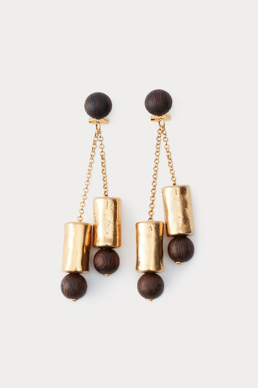 Bambu Earring Vintage Gold - Rachel Comey