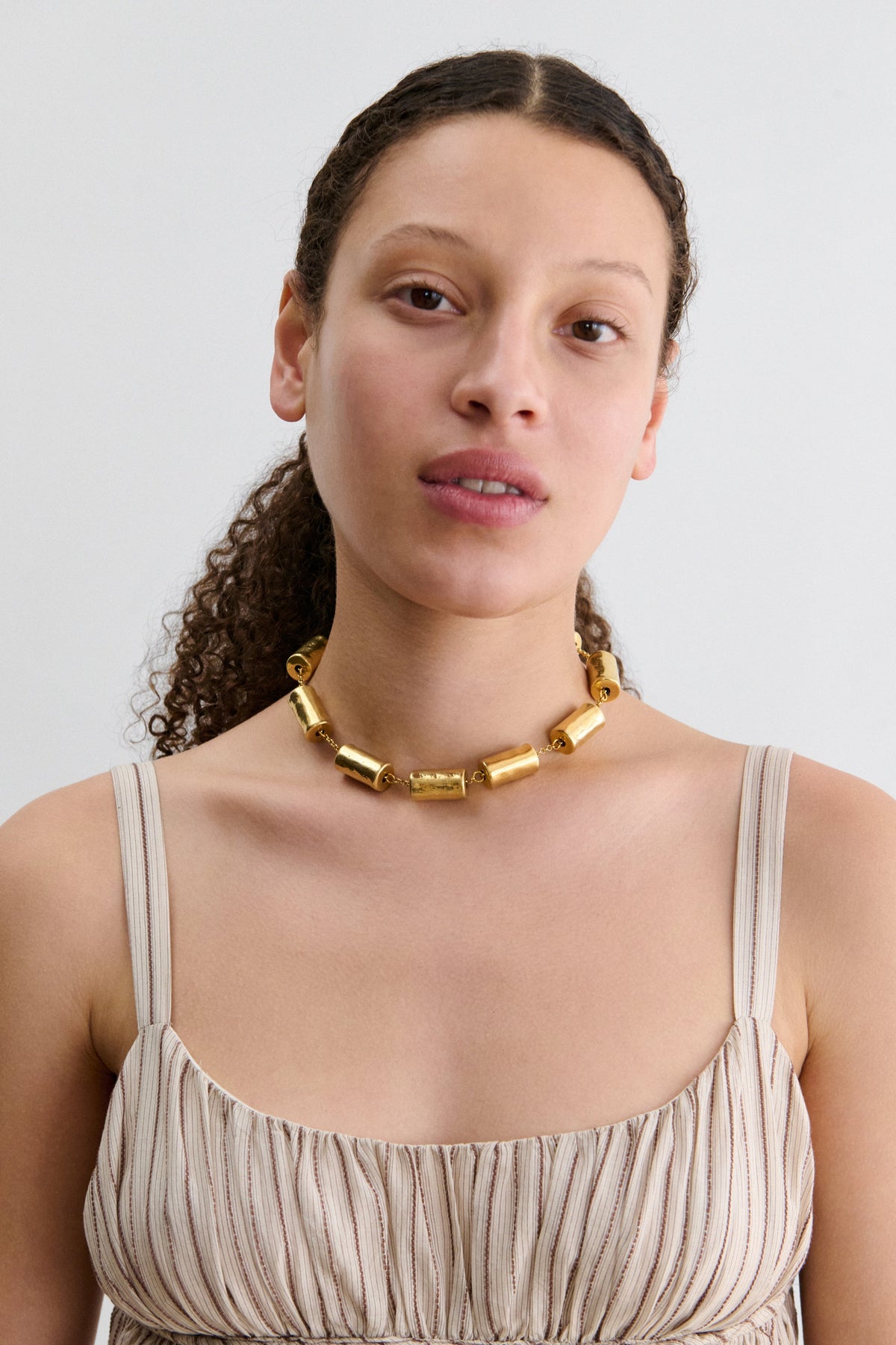 Bambu Necklace Vintage Gold - Rachel Comey