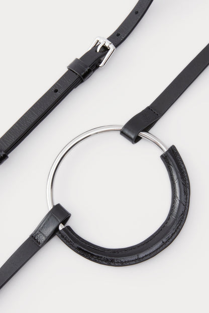 Wrapped Landlord Belt Black - Rachel Comey