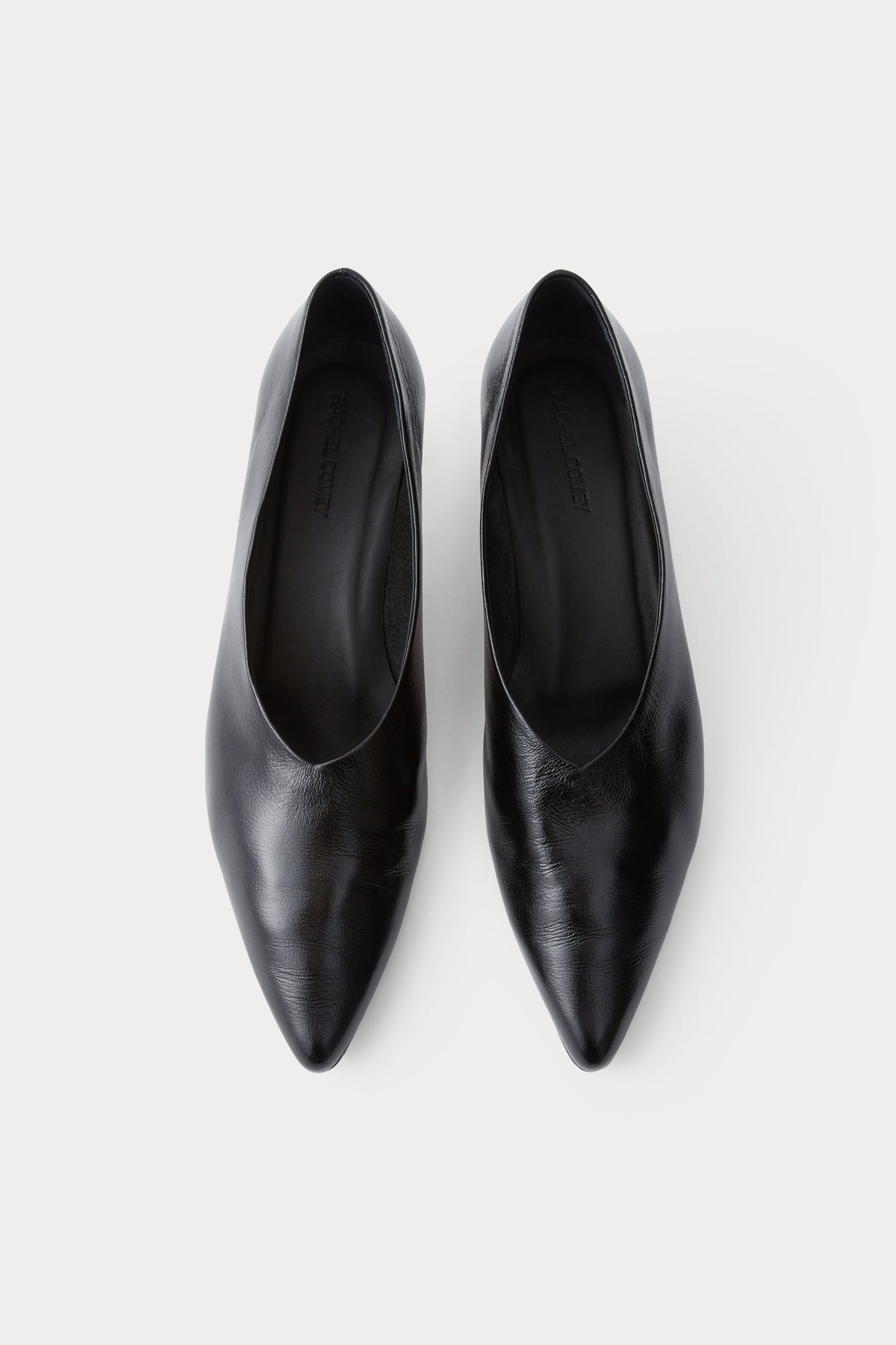 Clemmie Kitten Heel (Solid) Black - Rachel Comey