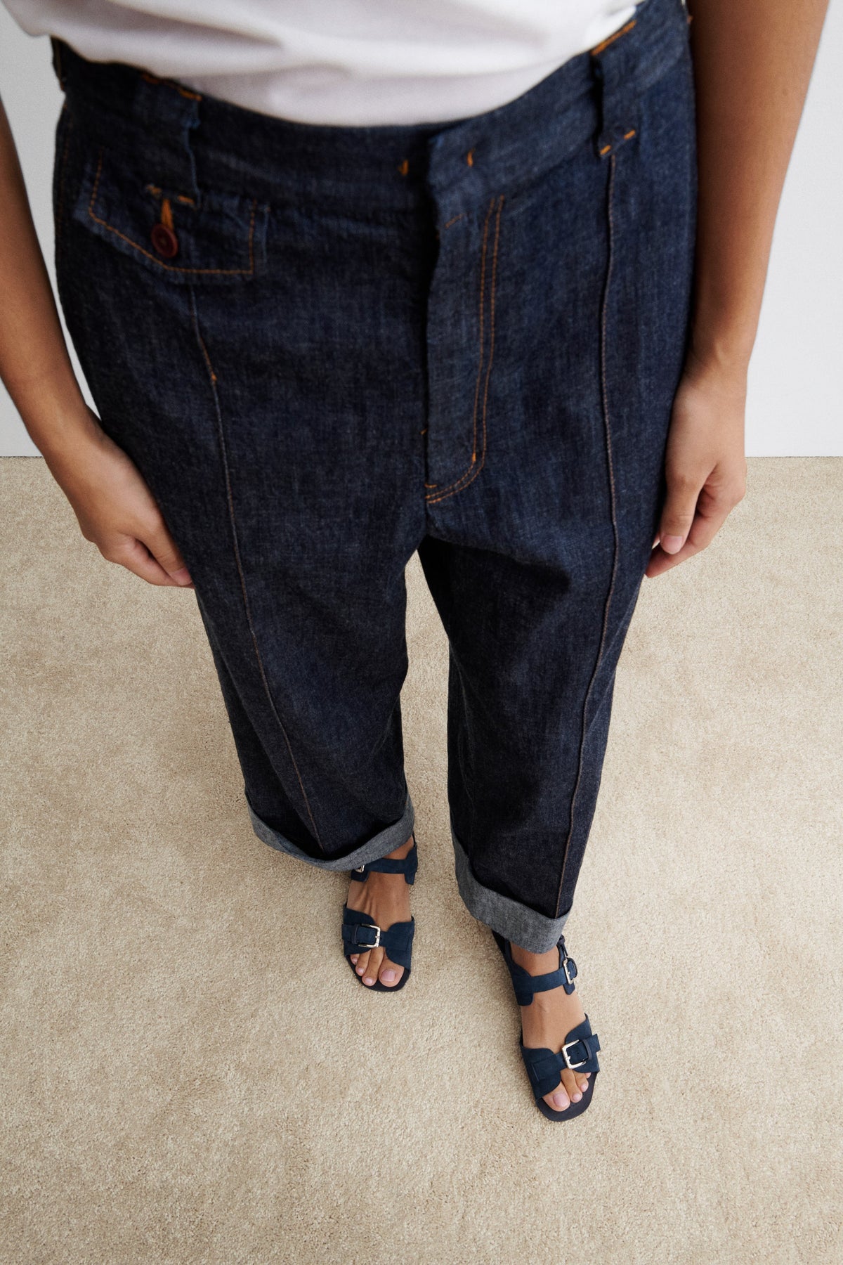 Richie Sandal Dark Indigo - Rachel Comey