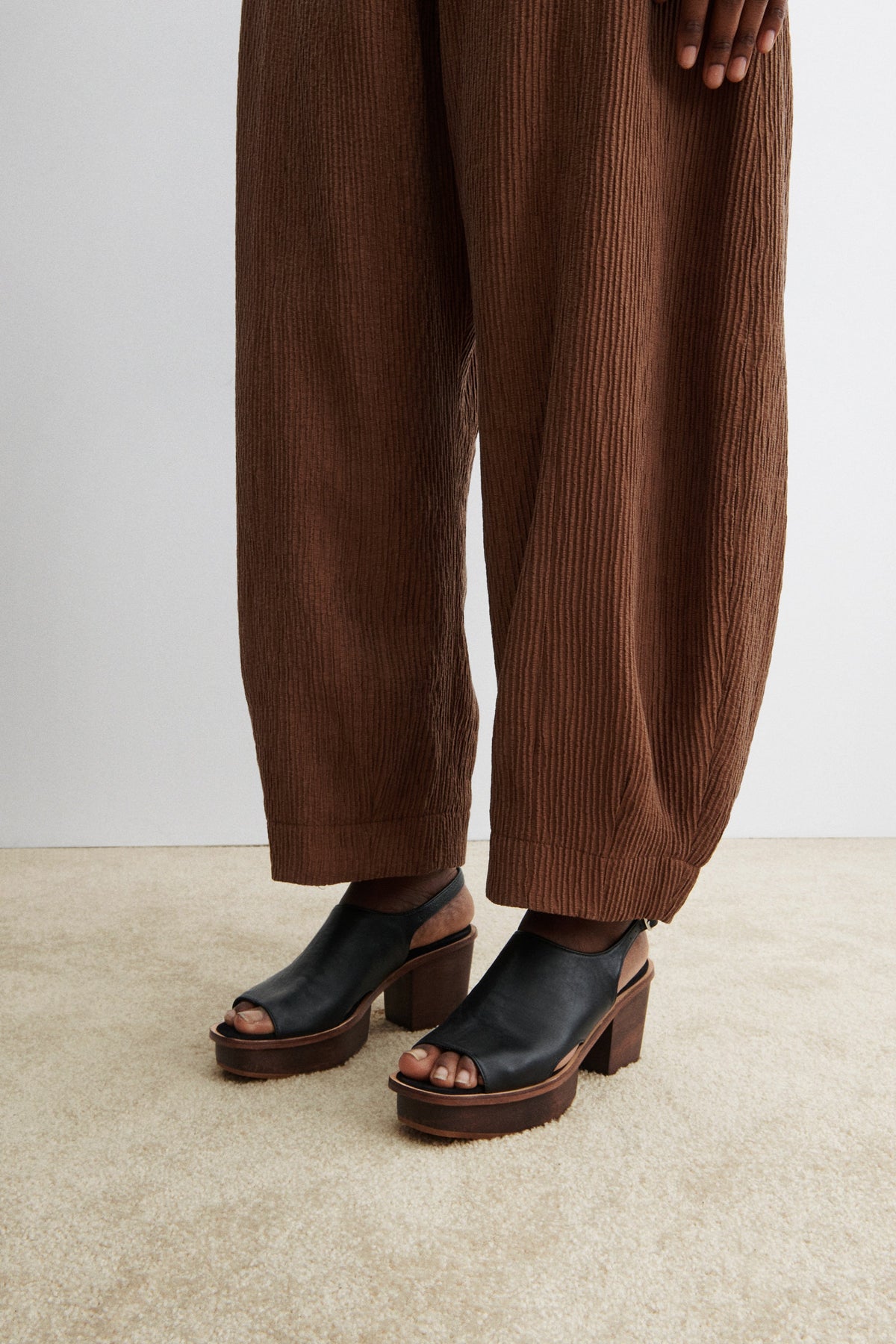 Sesley Sling Back Sandal Black - Rachel Comey