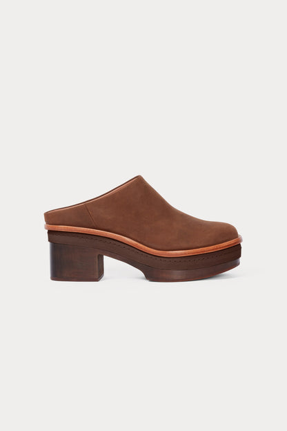 Sesley Clog Chestnut - Rachel Comey