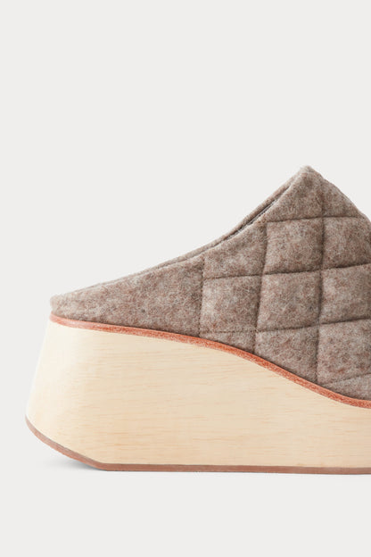 Sesley Rocking Mule Grey Melange - Rachel Comey