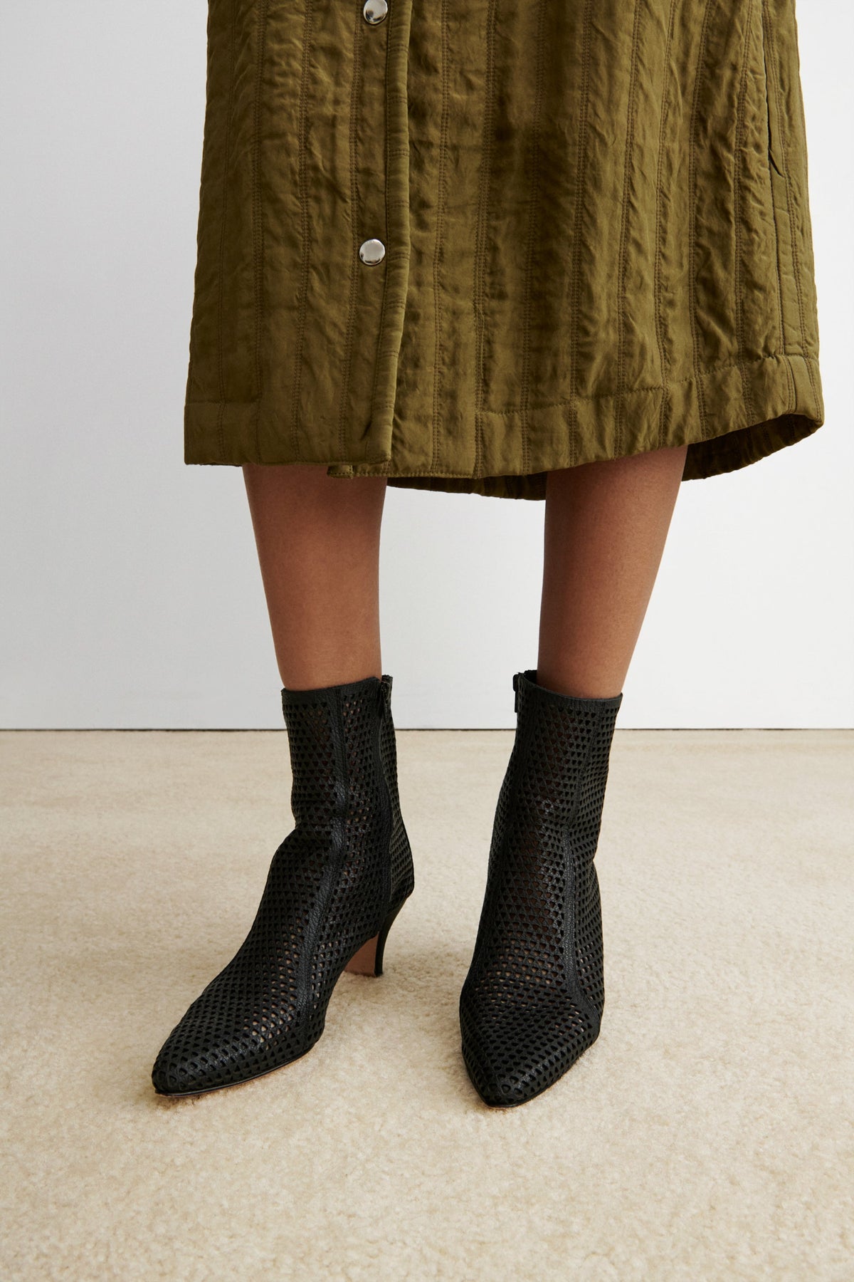 Alder Bootie (Mini Punch) Black - Rachel Comey