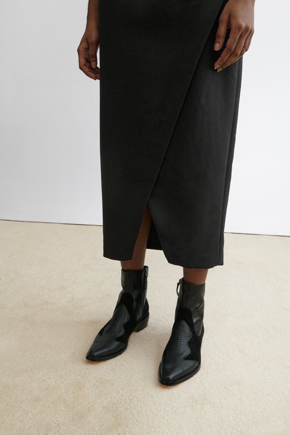 Low Winnie Boot Black - Rachel Comey