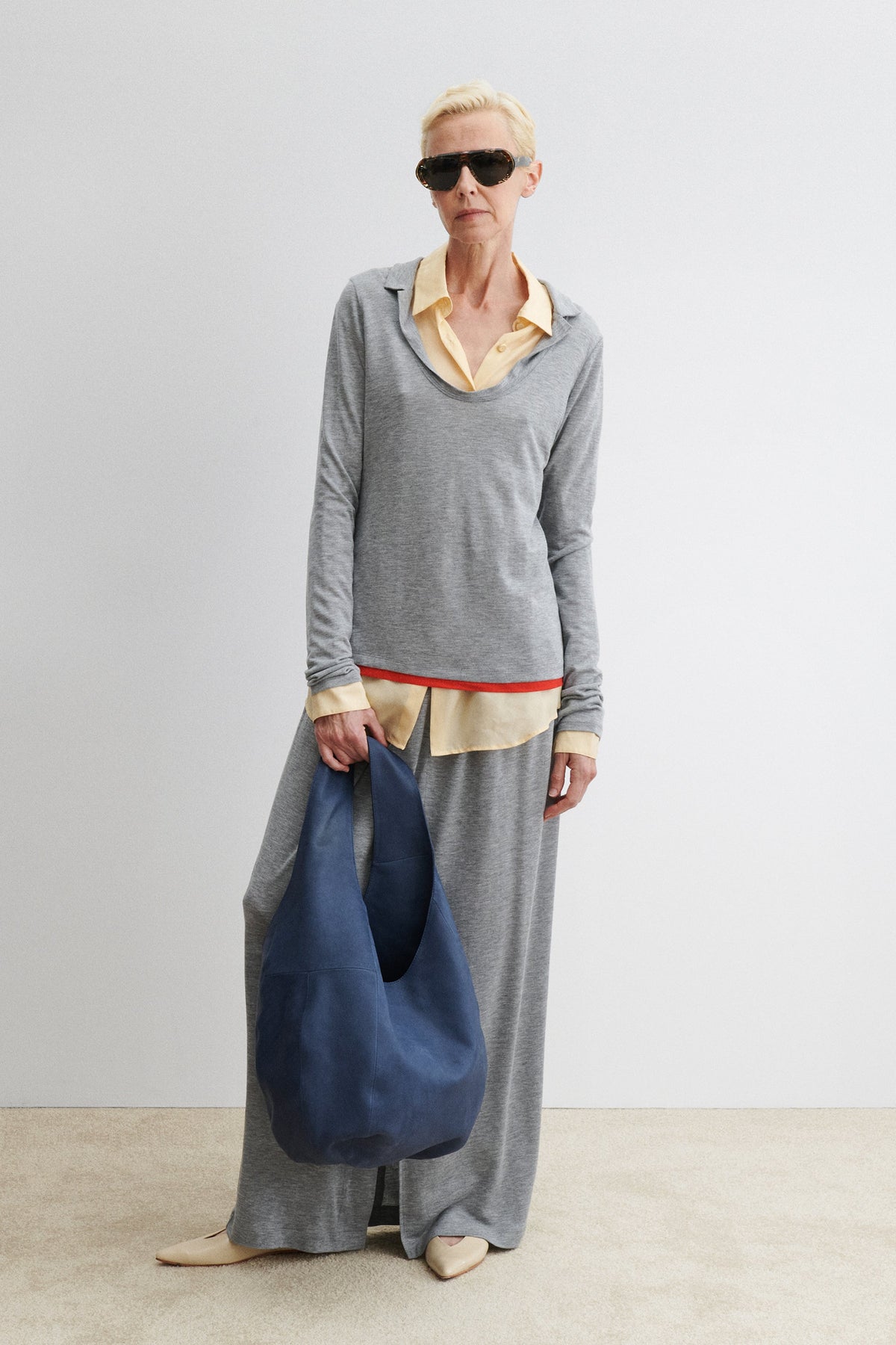 Harley Shoulder Bag Dark Indigo - Rachel Comey