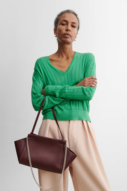 Journey Shoulder Bag Merlot - Rachel Comey