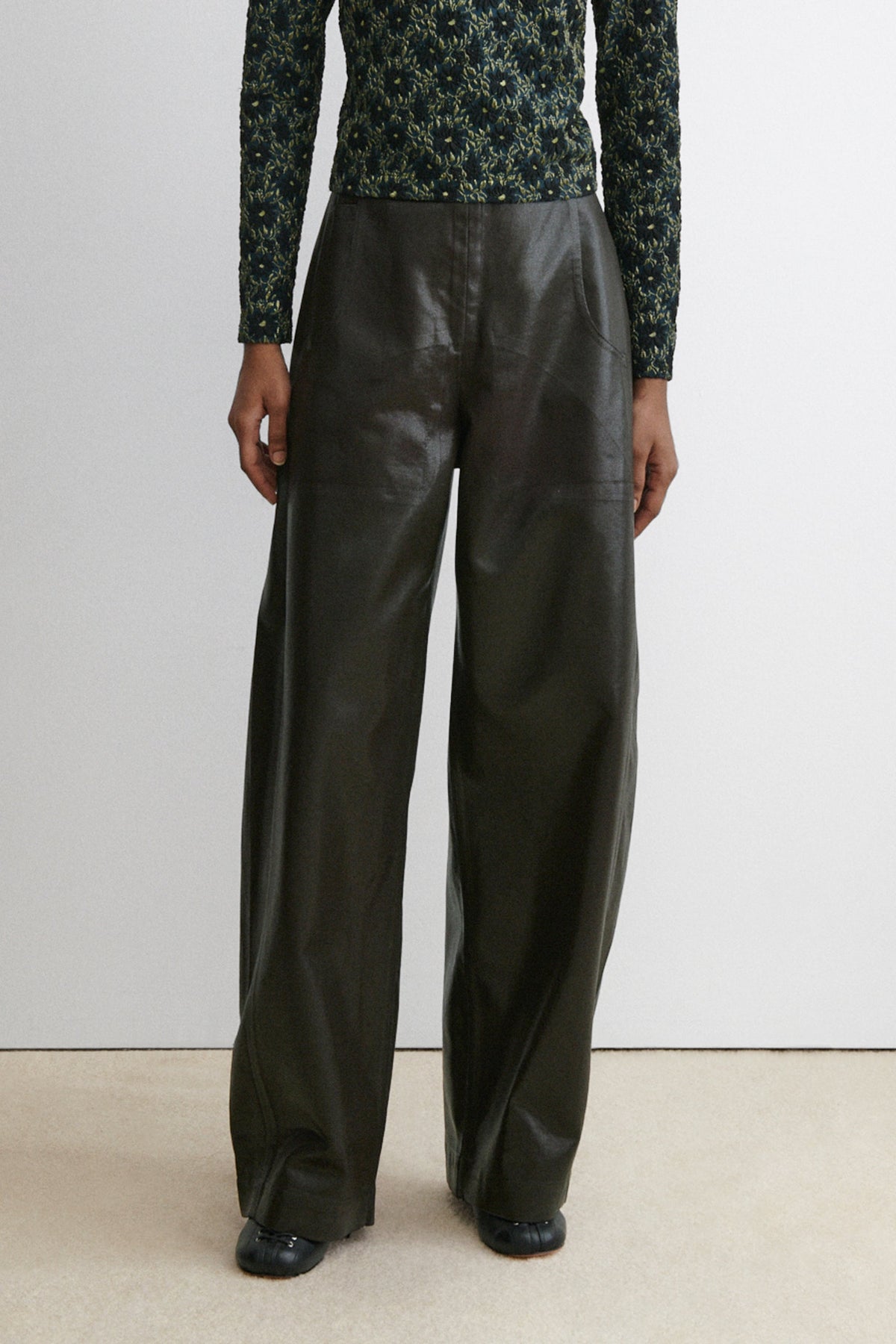 Tany Pant Auburn-Black - Rachel Comey