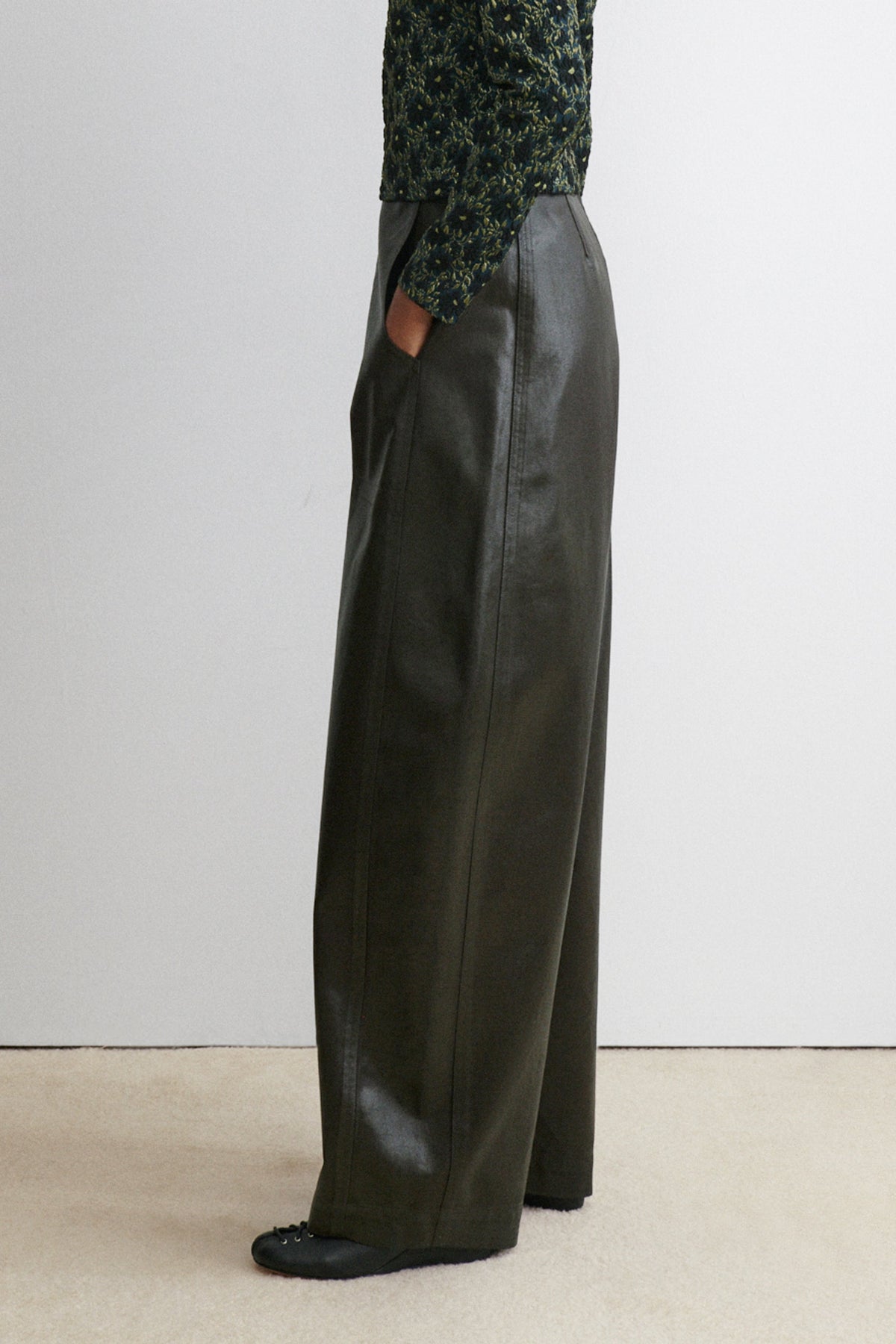 Tany Pant Auburn-Black - Rachel Comey