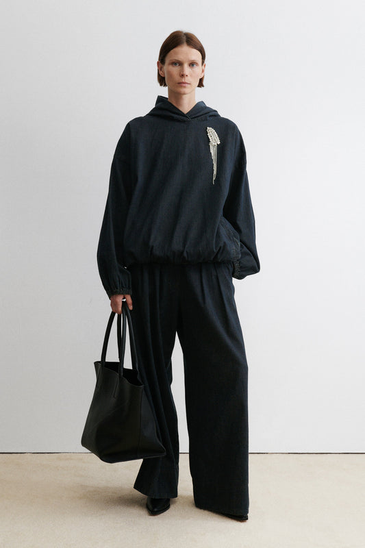 Rowan Hoodie Brown Overdye - Rachel Comey