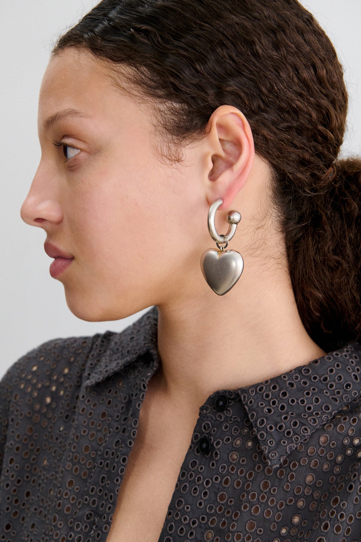Amour Hoop Vintage Silver - Rachel Comey