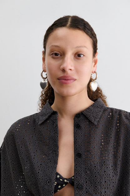 Amour Hoop Vintage Silver - Rachel Comey