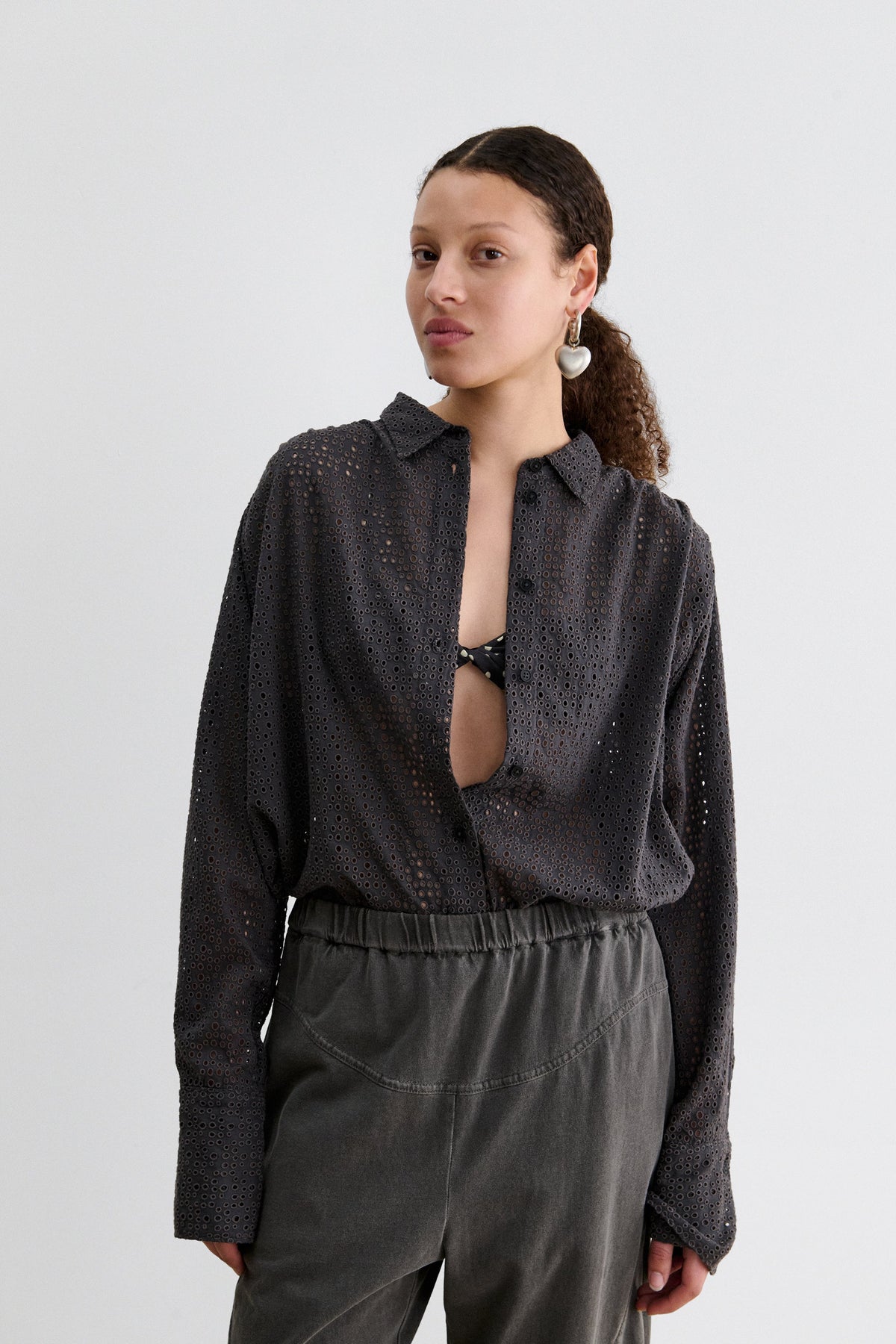 Amour Hoop Vintage Silver - Rachel Comey