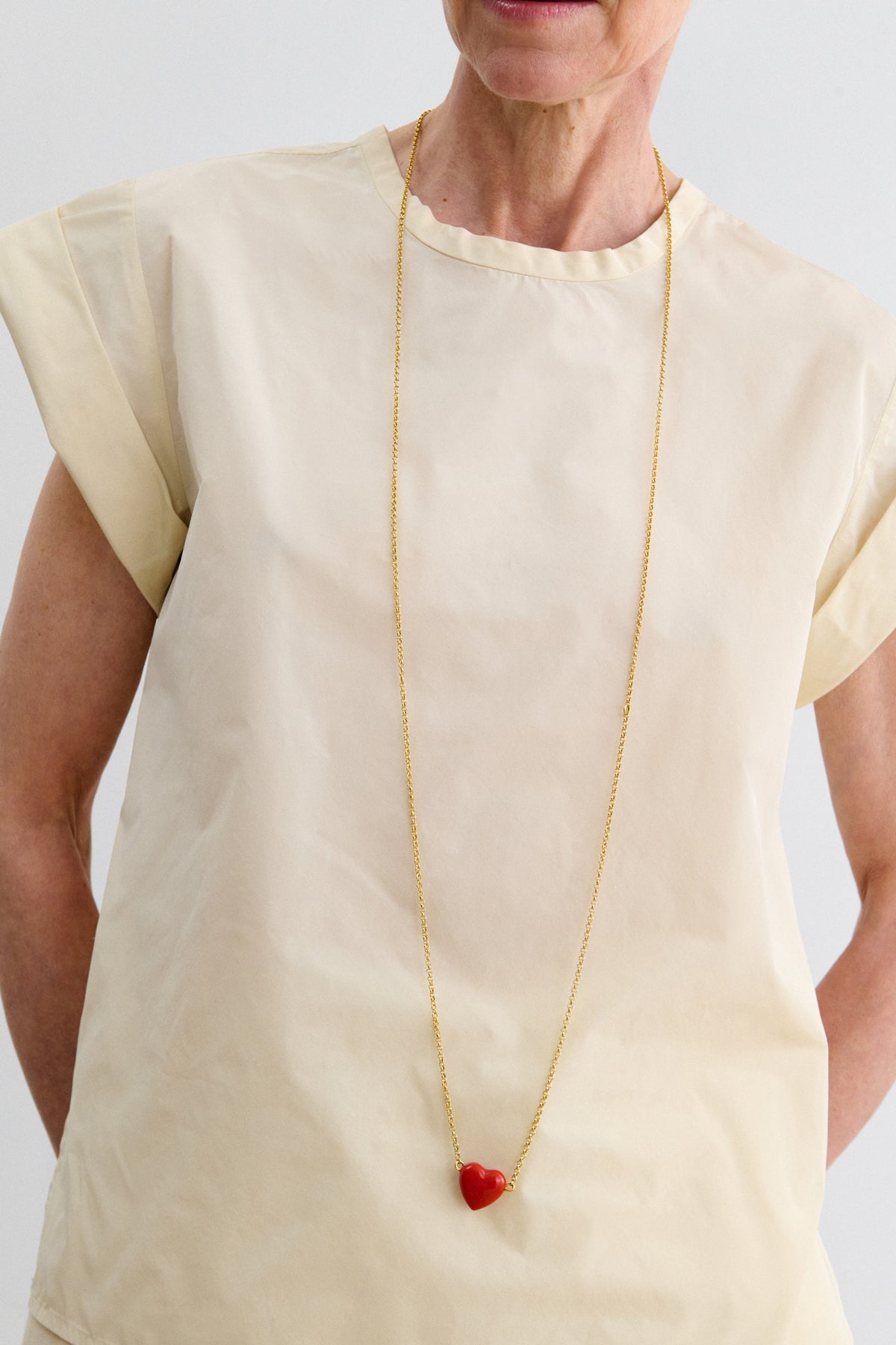 Harmour XL Necklace Cream - Rachel Comey