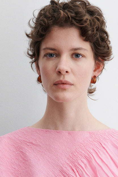 Cuba Earring Dark Tortoise - Rachel Comey