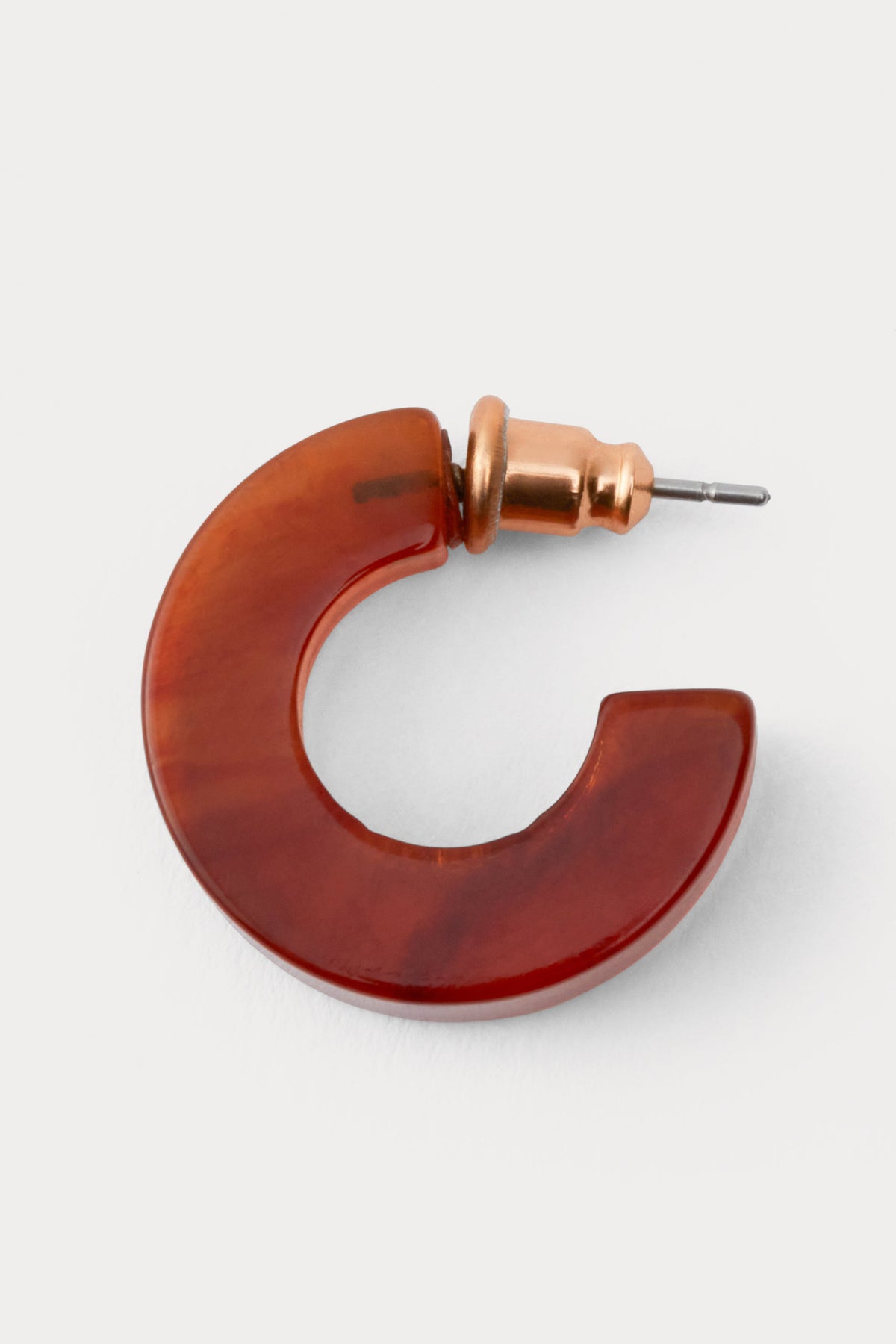 Cuba Earring Dark Tortoise - Rachel Comey
