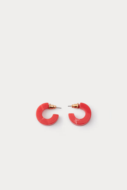 Cuba Earring Dark Tortoise - Rachel Comey