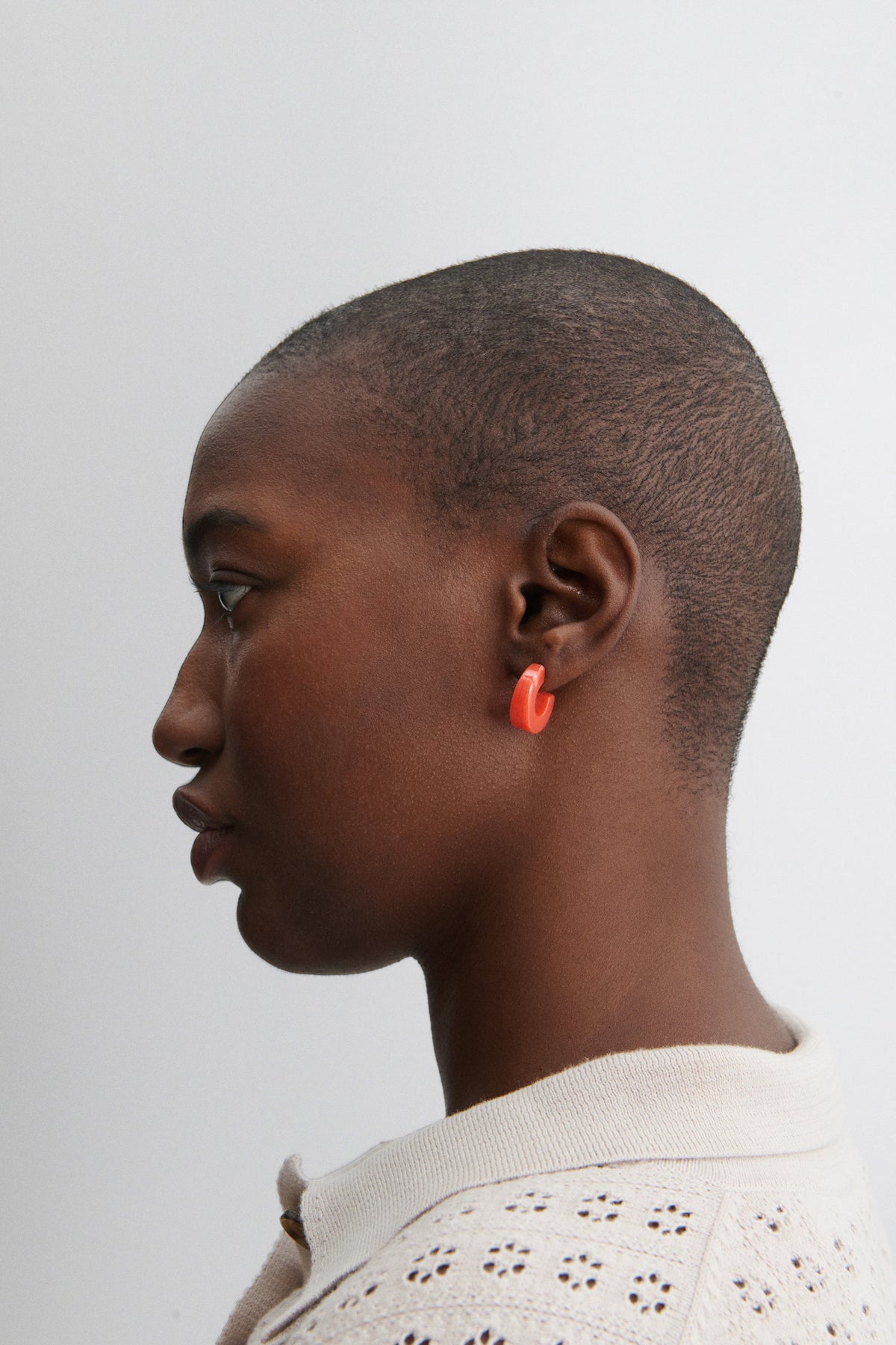 Cuba Earring Dark Tortoise - Rachel Comey