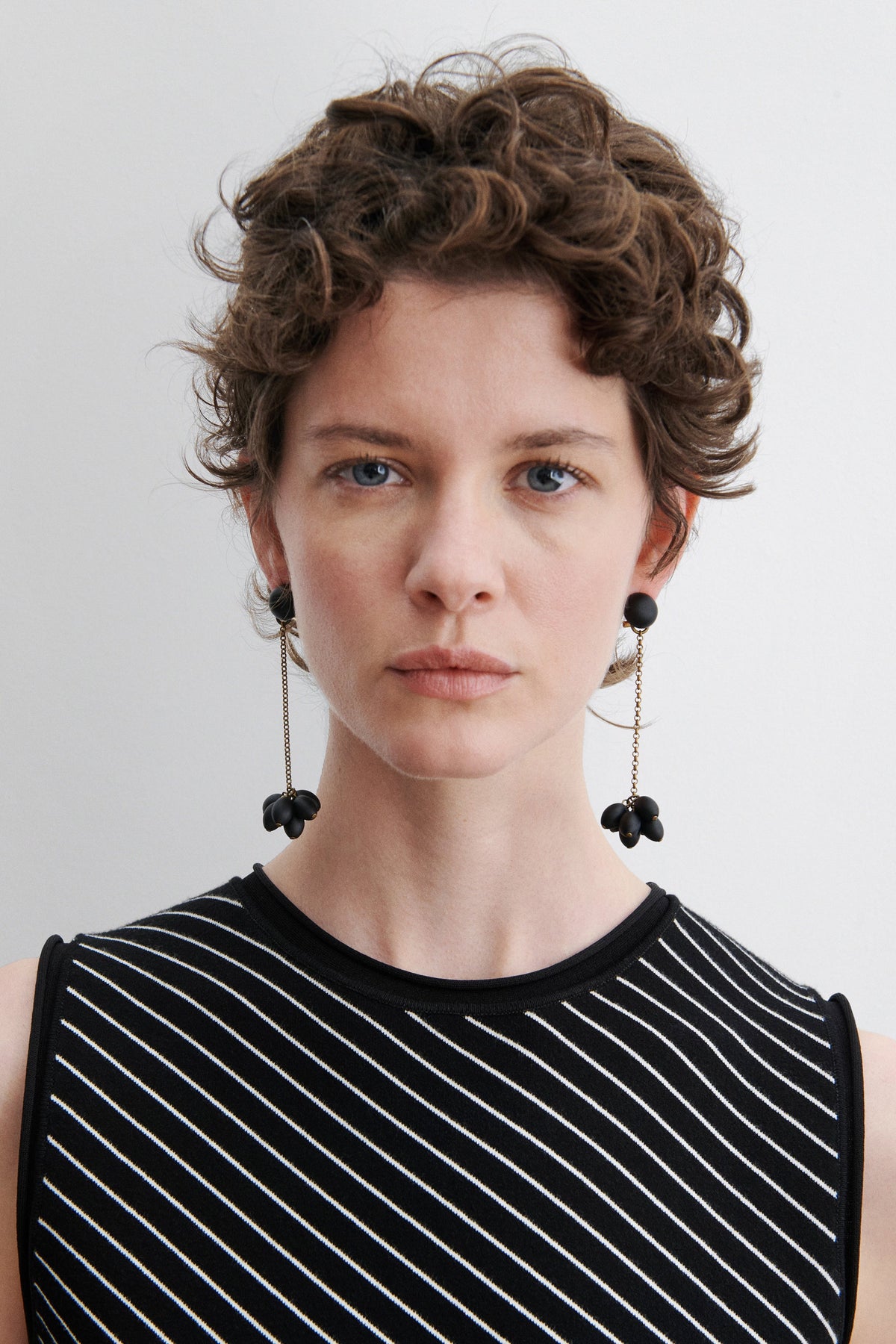 Laurel Drop Earring Matte Black - Rachel Comey