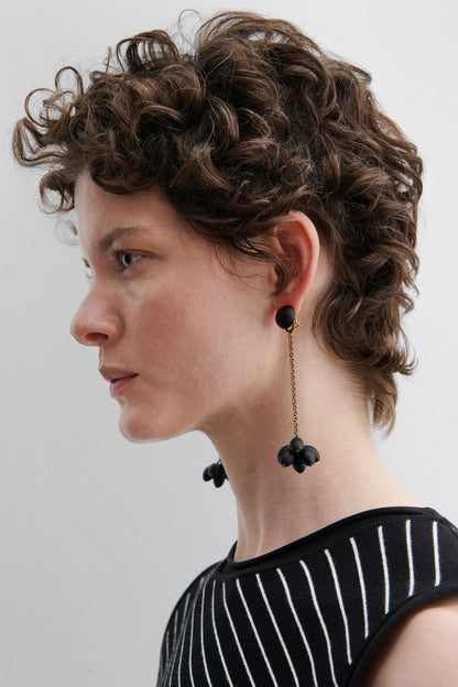 Laurel Drop Earring Matte Black - Rachel Comey