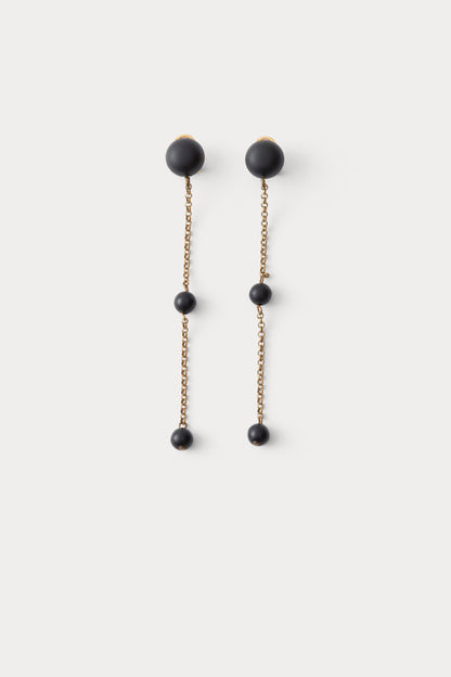 Morse Earring Matte Black - Rachel Comey
