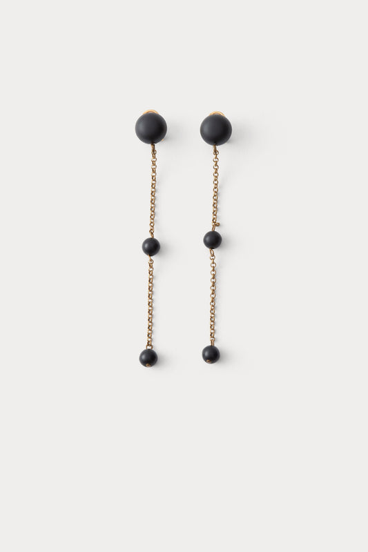 Morse Earring Matte Black - Rachel Comey
