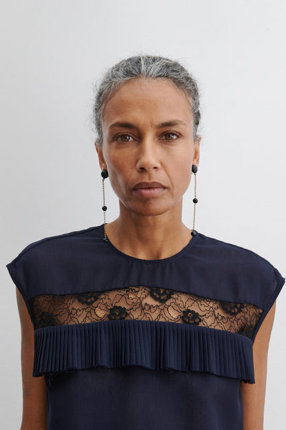 Morse Earring Matte Black - Rachel Comey
