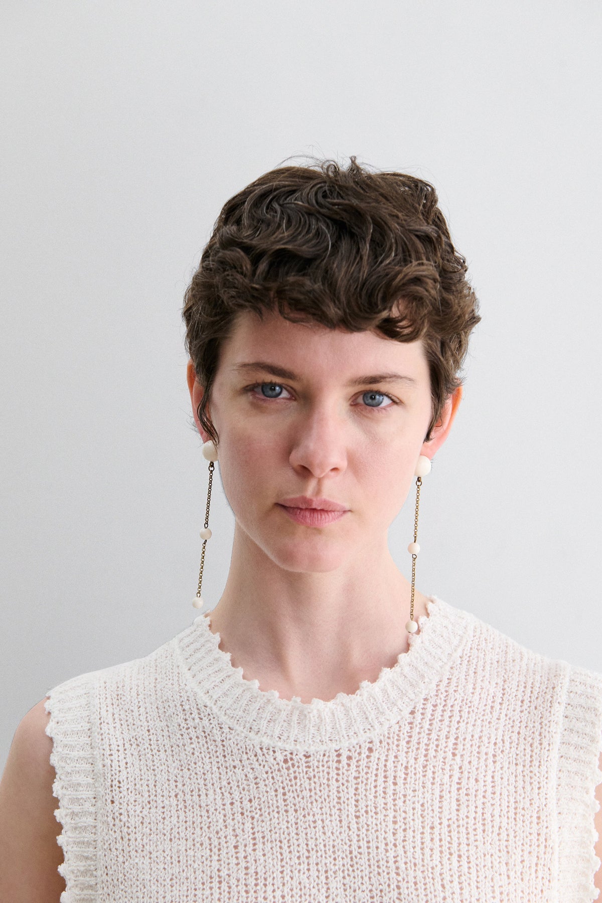 Morse Earring Matte Black - Rachel Comey