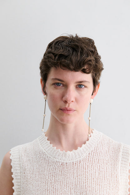 Morse Earring Matte Black - Rachel Comey