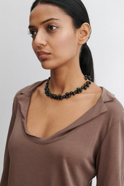 Laurel Choker Matte Black - Rachel Comey