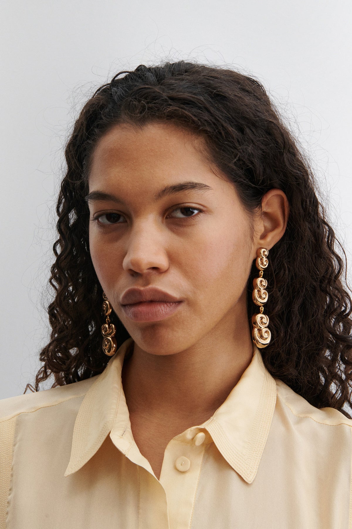 Croissant Earring Old Gold - Rachel Comey