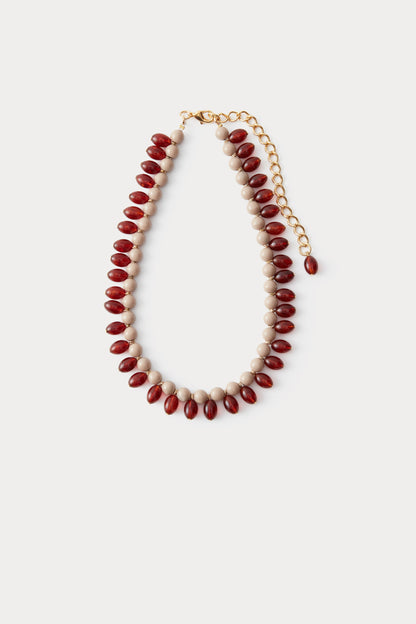 Beeman Necklace Dark Tortoise - Rachel Comey