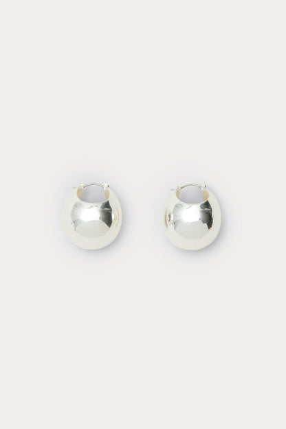 Large Keel Hoop Silver - Rachel Comey