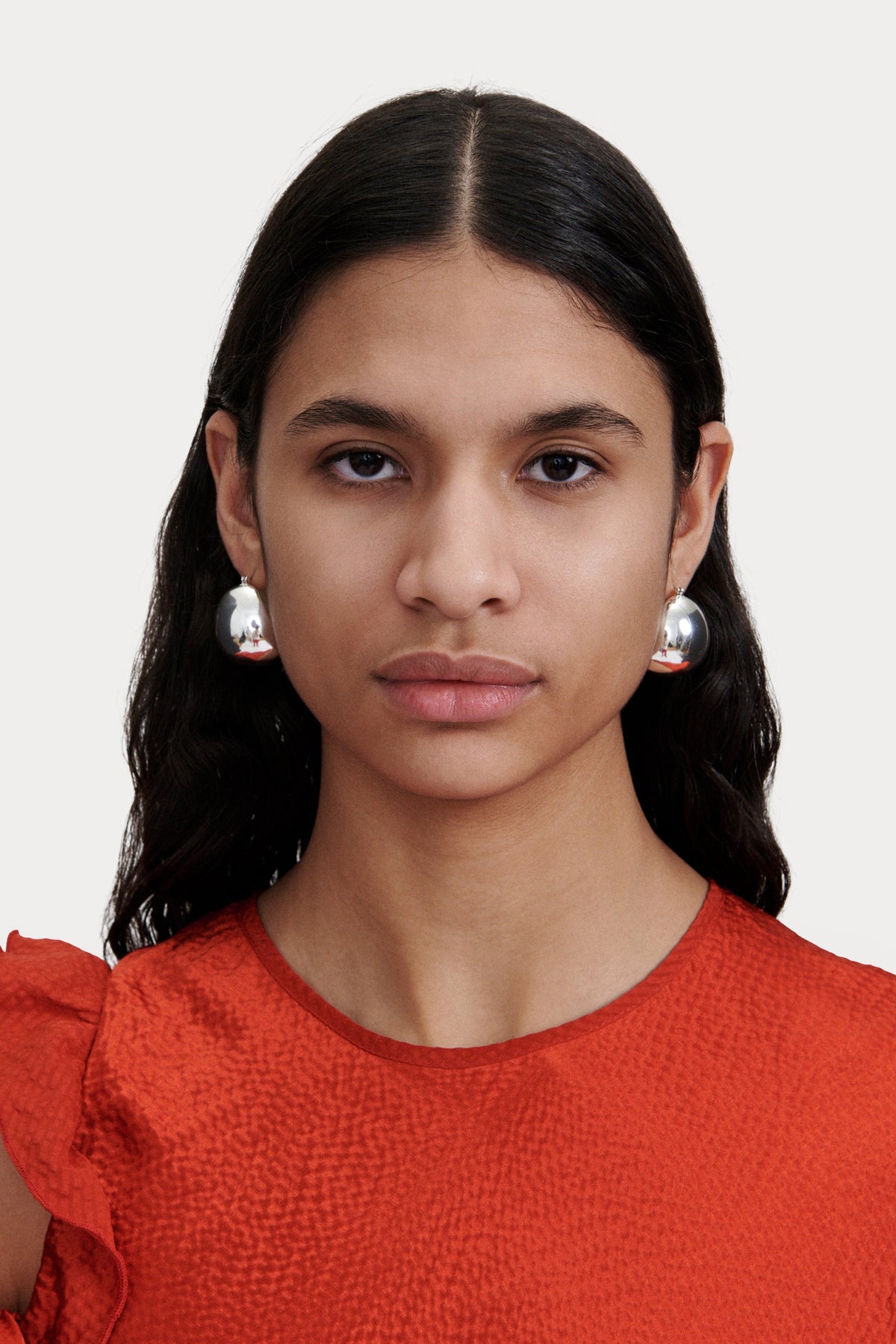 Large Keel Hoop Silver - Rachel Comey