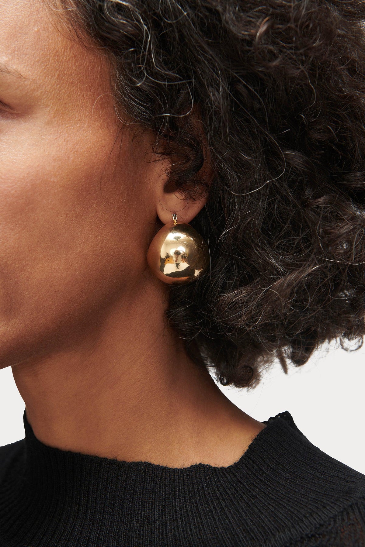 Large Keel Hoop Gold - Rachel Comey