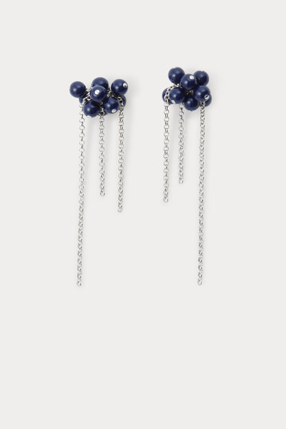 Bauble Mesh Earring Navy - Rachel Comey