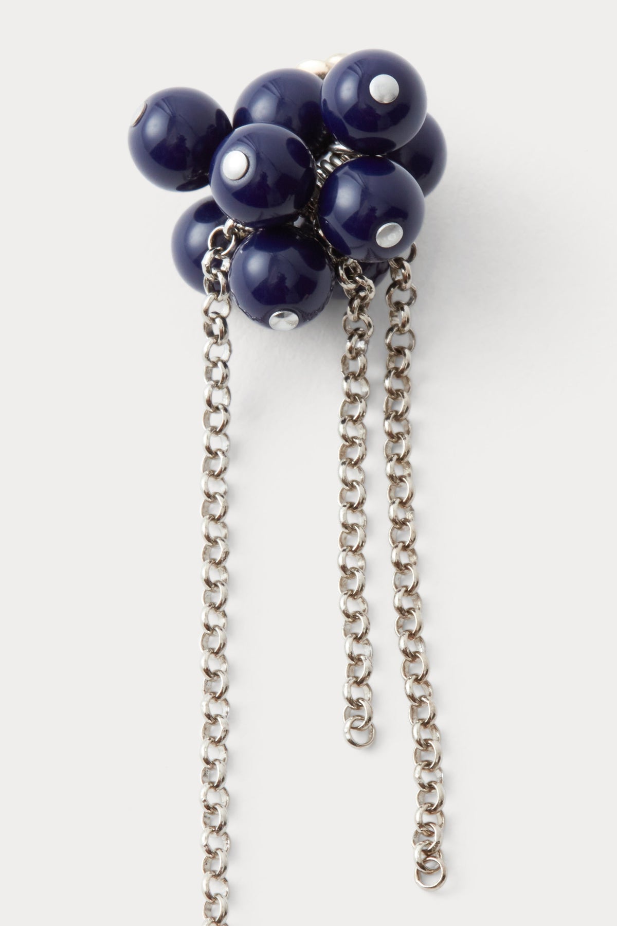 Bauble Mesh Earring Navy - Rachel Comey