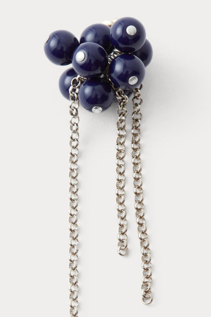 Bauble Mesh Earring Navy - Rachel Comey