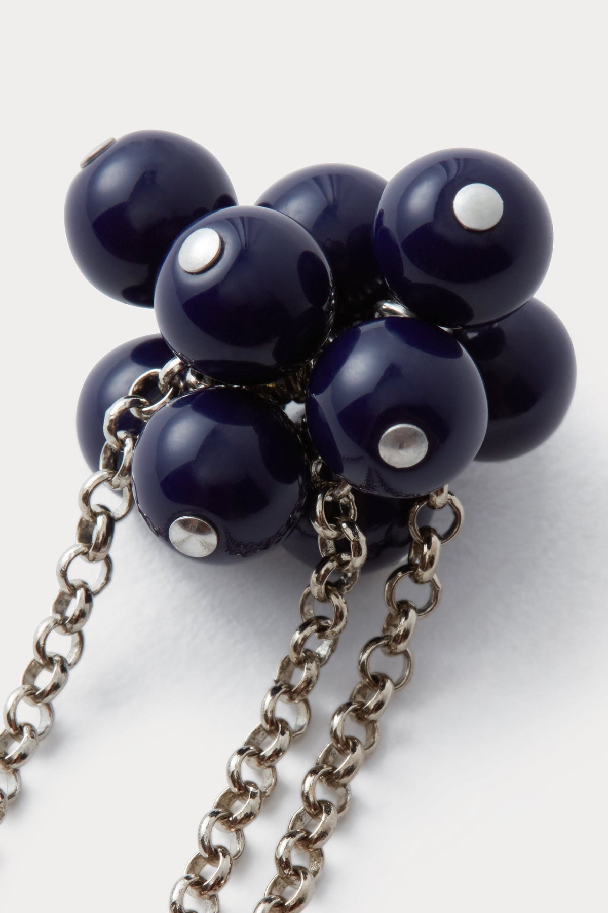 Bauble Mesh Earring Navy - Rachel Comey