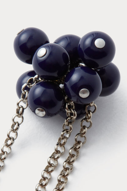Bauble Mesh Earring Navy - Rachel Comey