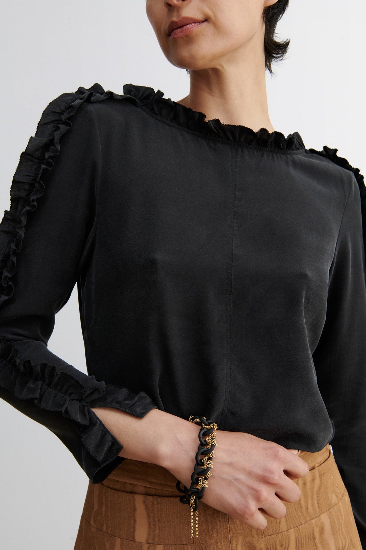 Finch Mesh Bracelet Black - Rachel Comey